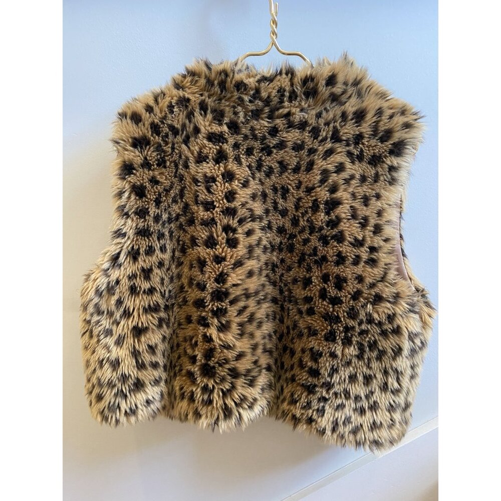 Lord & Taylor Cheetah Fur Vest Size L/XL - Picture 3 of 8
